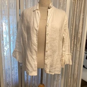April Cornell linen blouse
